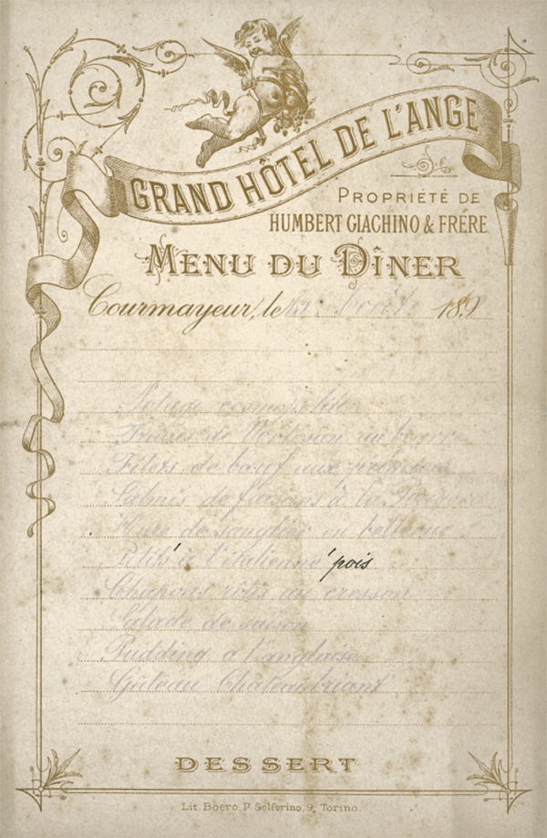 Courmayeur, mostra iconografica “Menu Delle Montagne” Courmayeur, mostra iconografica “Menu Delle Montagne”