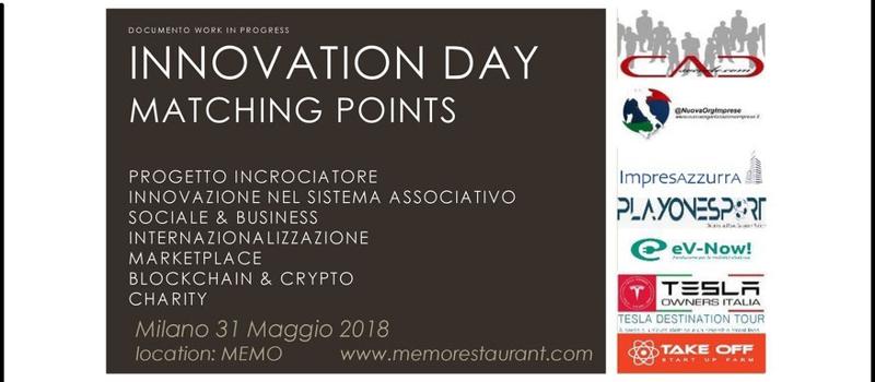 Galleria foto 'Innovation Day – Matching Points Meeting. A Milano giovedì 31 maggio 2018' - foto 1