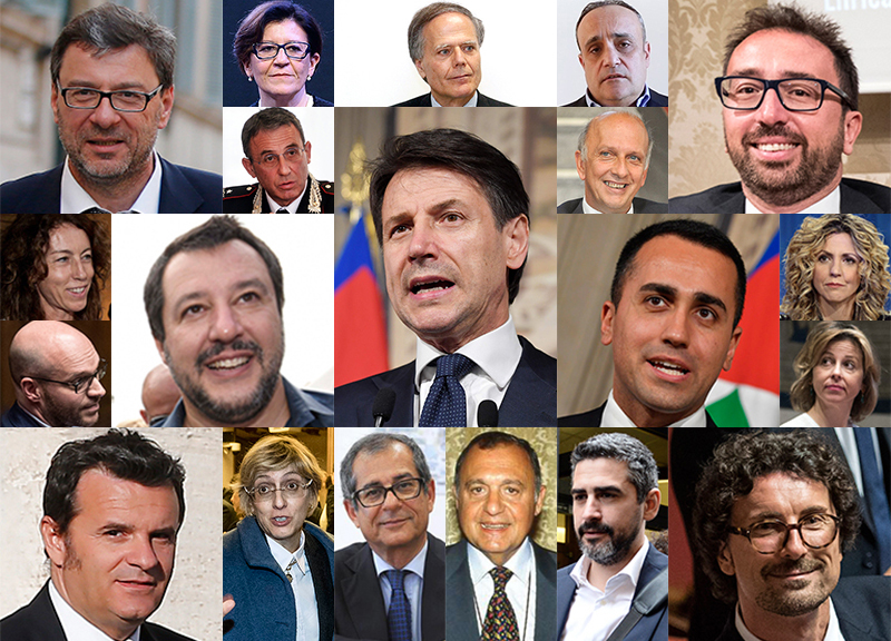 Governo M5S Lega: chi sono i nuovi ministri scelti da Conte Governo M5S Lega: chi sono i nuovi ministri scelti da Conte