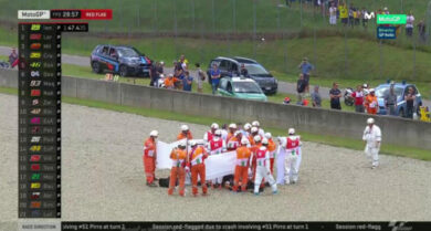 MotoGP Mugello 2018, Pirro incidente e paura. E’ cosciente