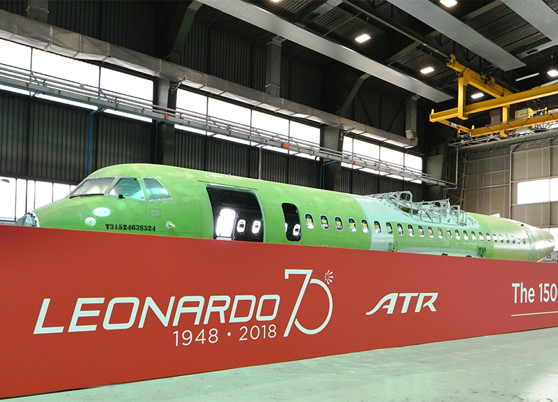 Leonardo, traguardo storico. Consegnata al Consorzio Atr la fusoliera n. 1500.