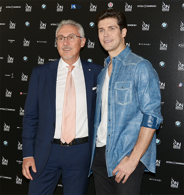 Roberto Bolle, photocall di OnDance-Accendiamo la danza