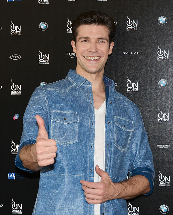 Roberto Bolle, photocall di OnDance-Accendiamo la danza