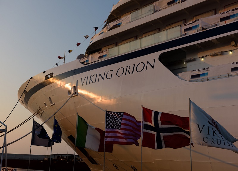 Fincantieri: consegnata la nave da crociera Viking Orion oggi ad Ancona Fincantieri: consegnata la nave da crociera Viking Orion oggi ad Ancona