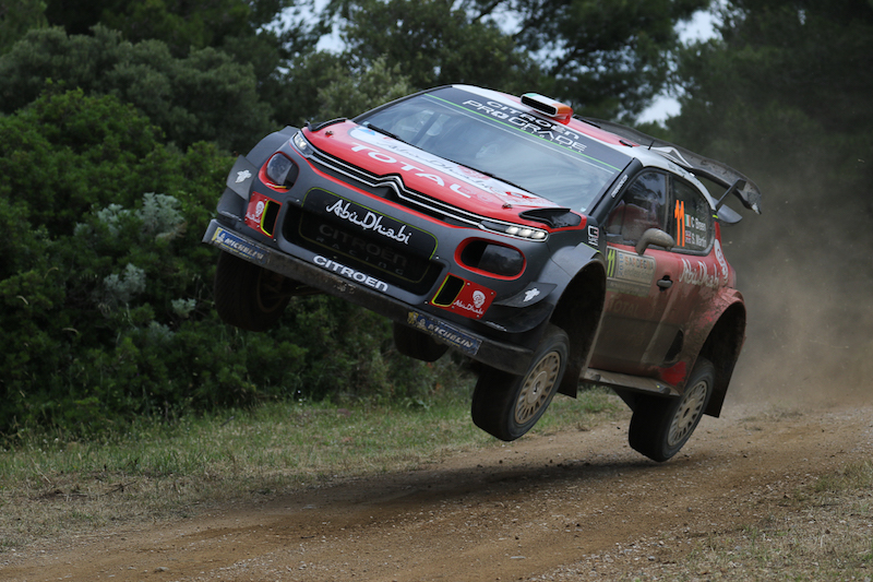 Rally Italia Sardegna, I piloti del team Citroen in corsa per il podio Rally Italia Sardegna, I piloti del team Citroen in corsa per il podio
