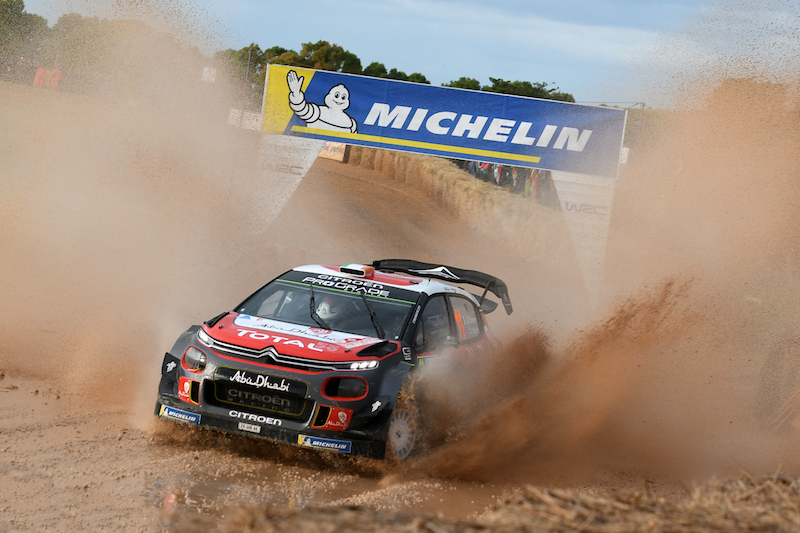 Rally Italia Sardegna, I piloti del team Citroen in corsa per il podio Rally Italia Sardegna, I piloti del team Citroen in corsa per il podio