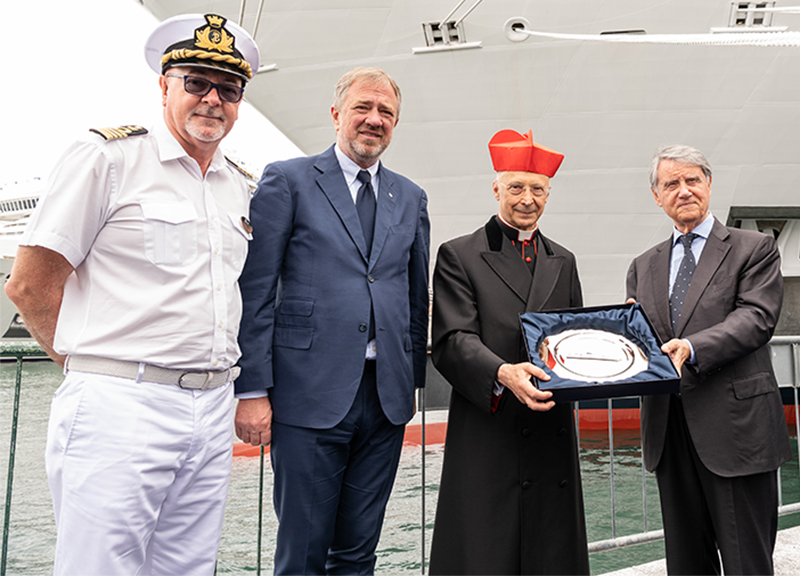 Msc Seaview, parata di vip a Genova per il varo della nuova ammiraglia di Msc Msc Seaview, parata di vip a Genova per il varo della nuova ammiraglia di Msc