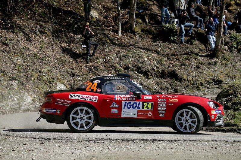Abarth 124 vince nei campionati Rally di Spagna e Francia