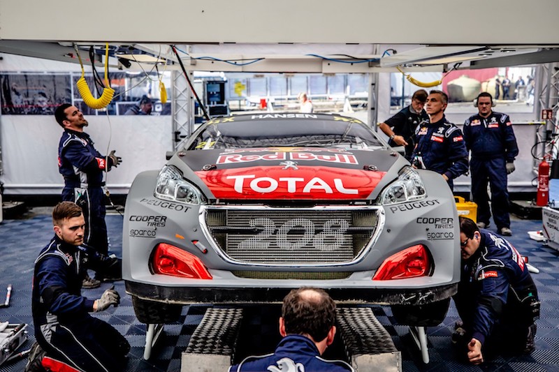 Fia Rallycross: un weekend di alterne fortune per il Team Peugeot Total Fia Rallycross: un weekend di alterne fortune per il Team Peugeot Total