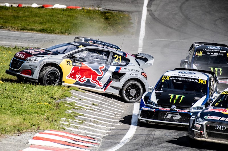 Fia Rallycross: un weekend di alterne fortune per il Team Peugeot Total Fia Rallycross: un weekend di alterne fortune per il Team Peugeot Total