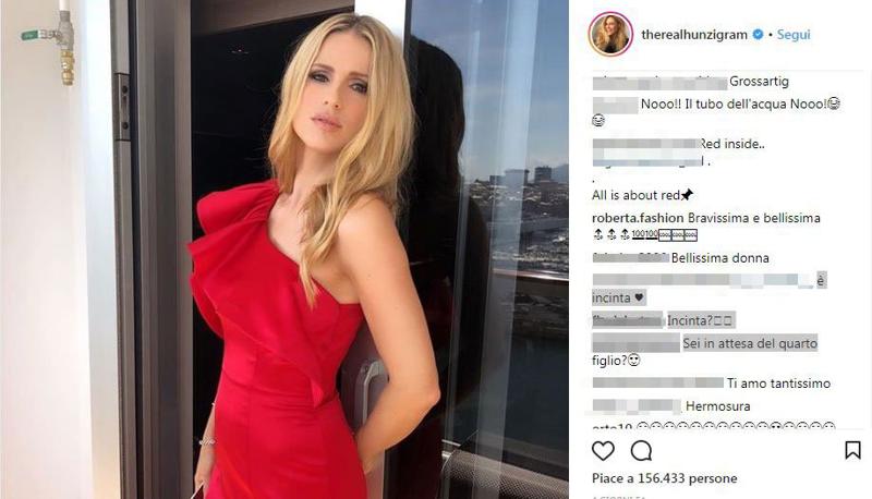 Michelle Hunziker incinta del quarto figlio? Hunziker-foto pancino sospetto