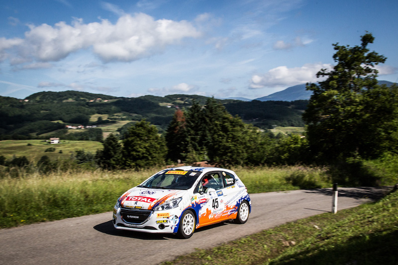Peugeot Competition RALLY 208 fa tappa in Emilia