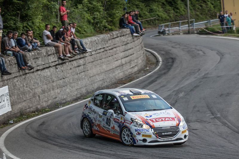 Peugeot Competition RALLY 208 fa tappa in Emilia