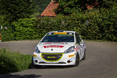 Peugeot Competition RALLY 208 fa tappa in Emilia