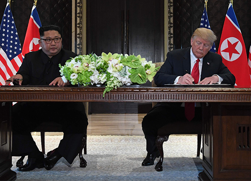 Trump-Kim, “documento storico” sul nucleare. Stop esercitazioni Usa in Corea