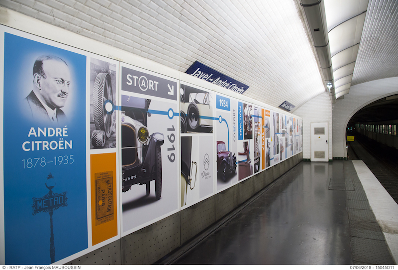 Inaugurata a Parigi la stazione della metropolitana Javel-André Citroën Inaugurata a Parigi la stazione della metropolitana Javel-André Citroën