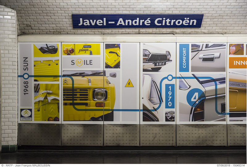 Inaugurata a Parigi la stazione della metropolitana Javel-André Citroën Inaugurata a Parigi la stazione della metropolitana Javel-André Citroën