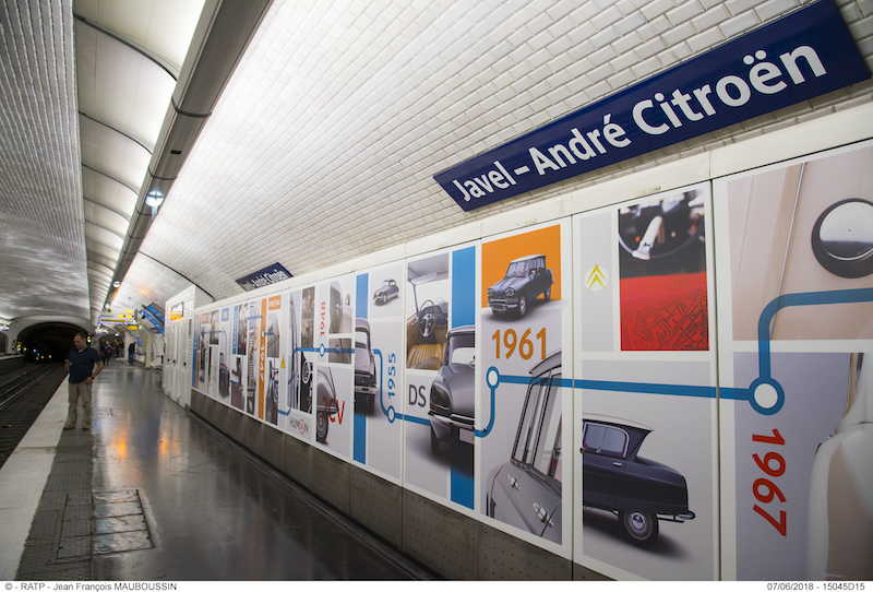 Inaugurata a Parigi la stazione della metropolitana Javel-André Citroën Inaugurata a Parigi la stazione della metropolitana Javel-André Citroën