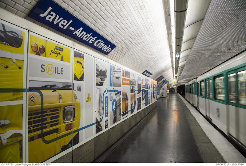 Inaugurata a Parigi la stazione della metropolitana Javel-André Citroën Inaugurata a Parigi la stazione della metropolitana Javel-André Citroën