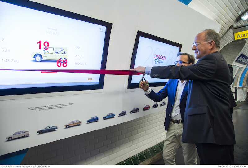 Inaugurata a Parigi la stazione della metropolitana Javel-André Citroën Inaugurata a Parigi la stazione della metropolitana Javel-André Citroën
