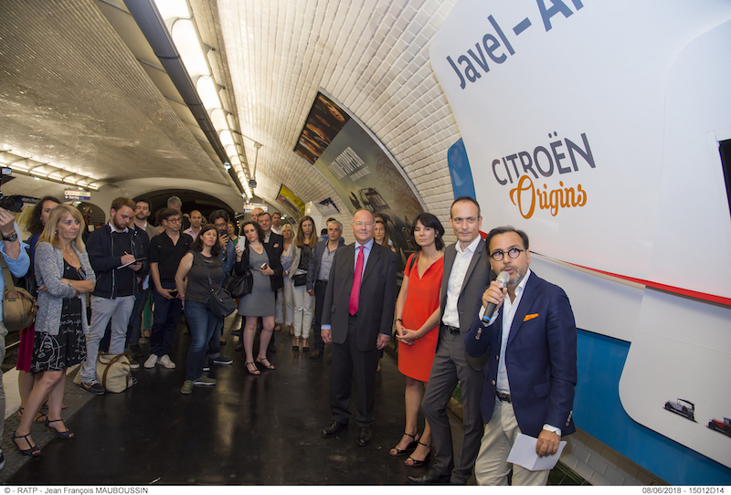 Inaugurata a Parigi la stazione della metropolitana Javel-André Citroën Inaugurata a Parigi la stazione della metropolitana Javel-André Citroën