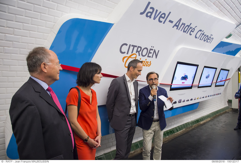 Inaugurata a Parigi la stazione della metropolitana Javel-André Citroën Inaugurata a Parigi la stazione della metropolitana Javel-André Citroën