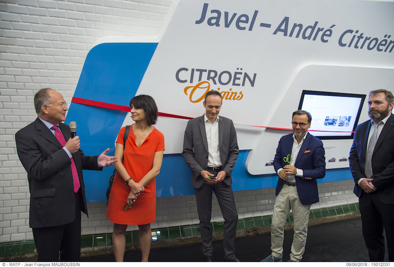 Inaugurata a Parigi la stazione della metropolitana Javel-André Citroën Inaugurata a Parigi la stazione della metropolitana Javel-André Citroën