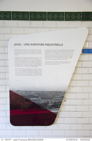 Inaugurata a Parigi la stazione della metropolitana Javel-André Citroën Inaugurata a Parigi la stazione della metropolitana Javel-André Citroën