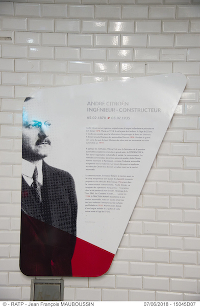 Inaugurata a Parigi la stazione della metropolitana Javel-André Citroën Inaugurata a Parigi la stazione della metropolitana Javel-André Citroën