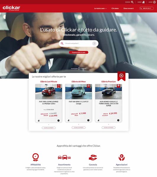 Leasys e Clickar.It presentano il portale per la vendita dell’usato ai privati Leasys e Clickar.It presentano il portale per la vendita dell’usato ai privati