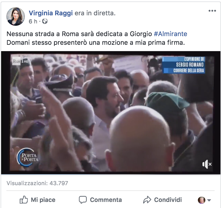 via almirante roma virginia raggi via almirante roma virginia raggi