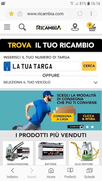 Rhiag lancia ricambia.com, il nuovo e-commerce per i ricambi auto online