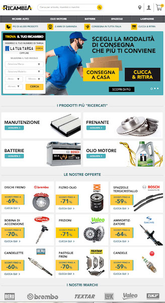 Rhiag lancia ricambia.com, il nuovo e-commerce per i ricambi auto online