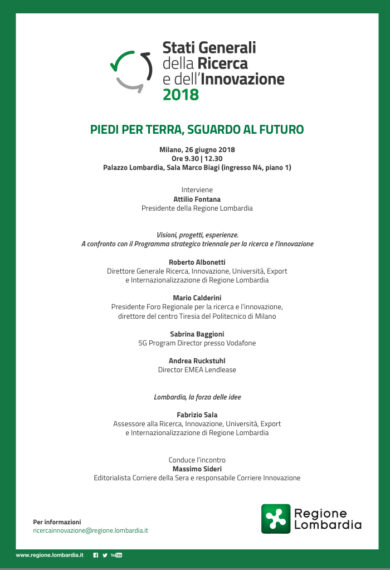 Milano, ecco gli “Stati Generali della Ricerca e dell’Innovazione”