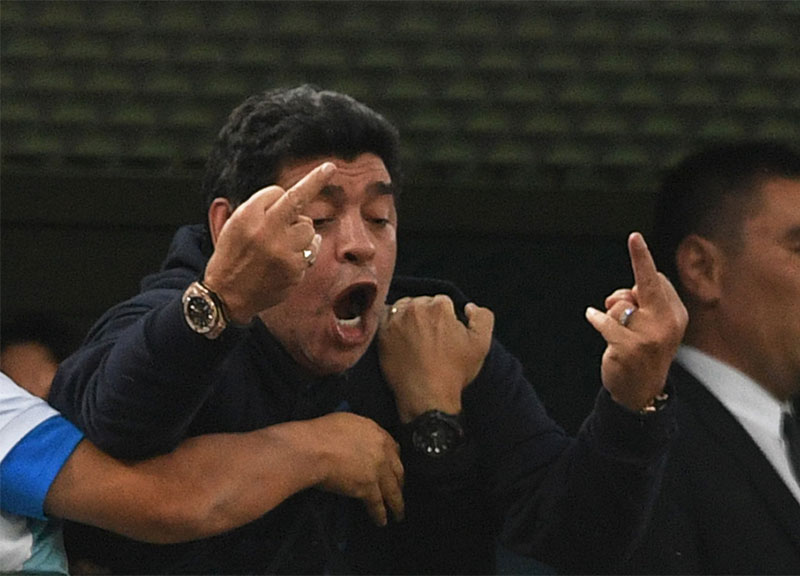 Mondiali 2018, Argentina ottavi (col brivido) vs Francia. Maradona show