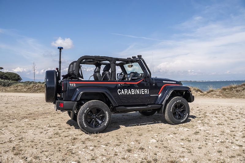 Jeep Wrangler, arruolata dall’arma dei Carabinieri Jeep Wrangler, arruolata dall’arma dei Carabinieri