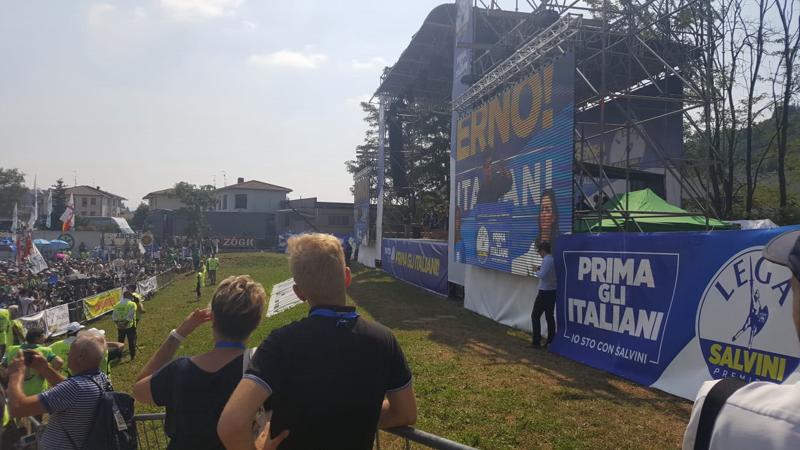 Lega, Pontida della svolta. Salvini sposta la battaglia in Europa Lega, Pontida della svolta. Salvini sposta la battaglia in Europa