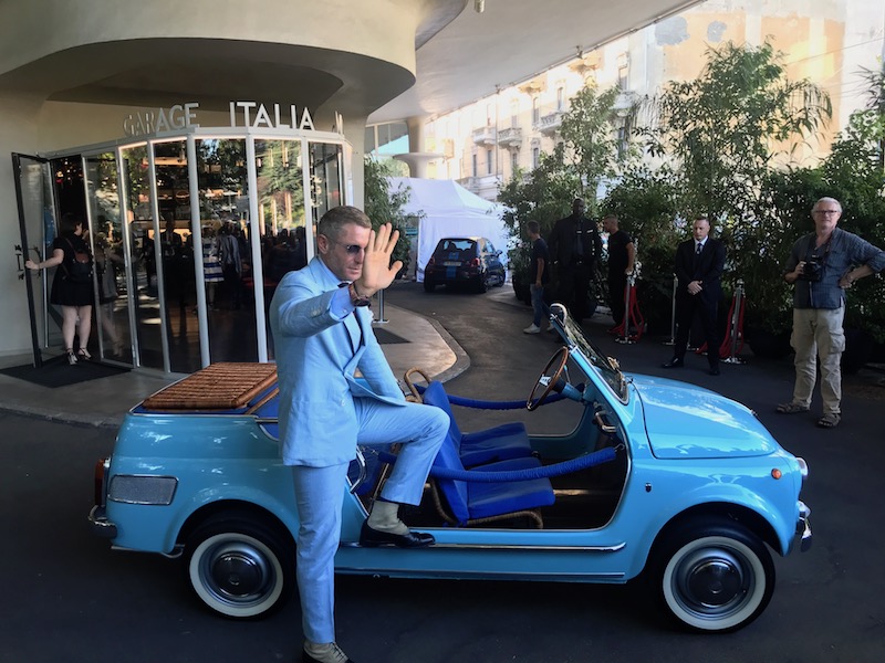 Fiat & Lapo Elkann (Garage Italia) festeggiano la 500 Spiaggina