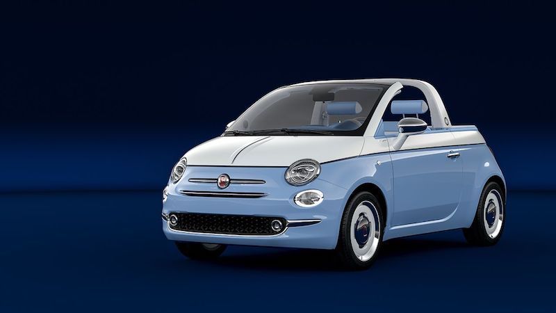 Fiat & Lapo Elkann (Garage Italia) festeggiano la 500 Spiaggina