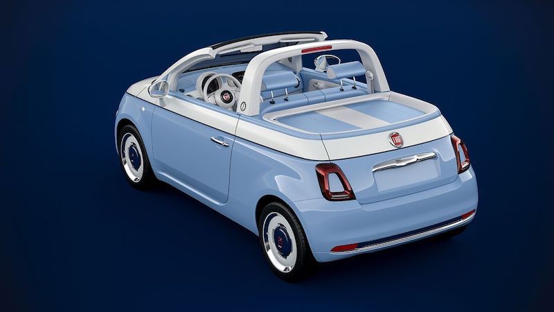 Fiat & Lapo Elkann (Garage Italia) festeggiano la 500 Spiaggina