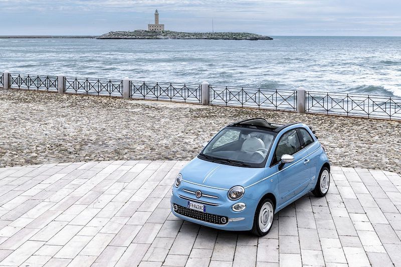 Fiat & Lapo Elkann (Garage Italia) festeggiano la 500 Spiaggina