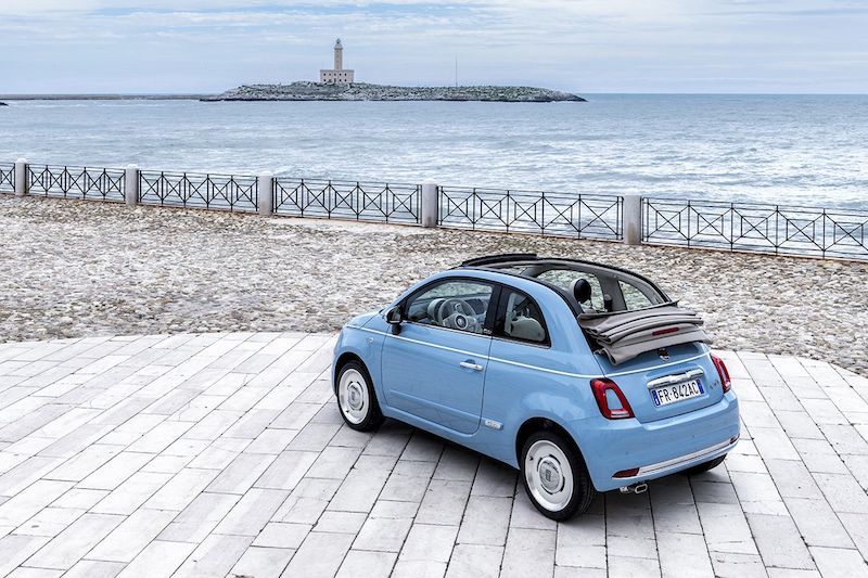 Fiat & Lapo Elkann (Garage Italia) festeggiano la 500 Spiaggina
