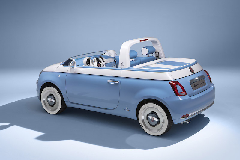 Fiat & Lapo Elkann (Garage Italia) festeggiano la 500 Spiaggina