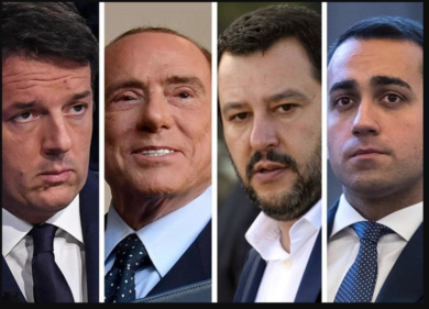 Sondaggi: Lega su, M5s giù, Forza Italia precipita e la Sinistra soffre