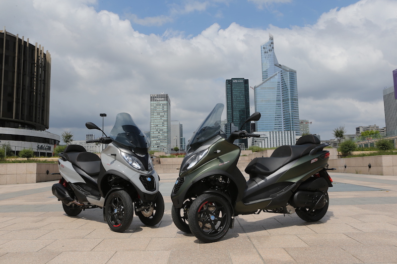 Debutto parigino per i nuovi Piaggio MP3