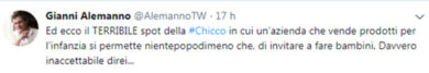 Chicco, bufera social per lo spot pro natalità