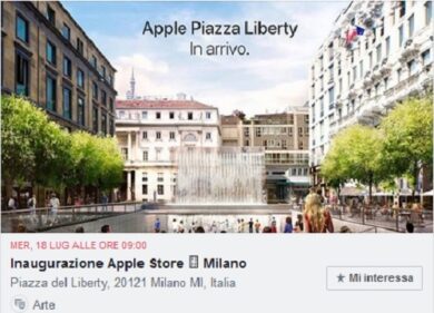 L’ultima moda dei milanesi su Fb? Inventarsi finti eventi per l’Apple Store