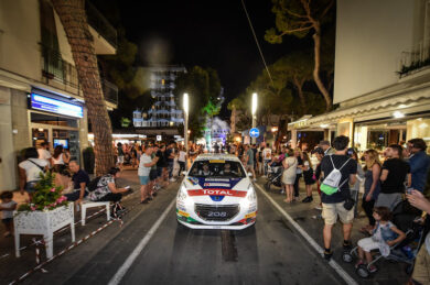 I migliori piloti Junior d’Europa con Pirelli alla partenza del Rally di Roma