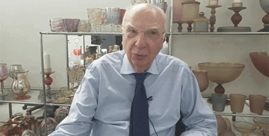 Franco Parentini, Vetrerie di Empoli in Montenapoleone compie 80 anni