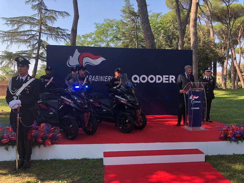 Consegnata all’Arma dei Carabinieri il Qooder di Quadro Vehicles in livrea Consegnata all’Arma dei Carabinieri il Qooder di Quadro Vehicles in livrea